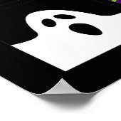 Halloween Pop Art Pumpkin Black Cat Spider Ghost Poster (Ecke)