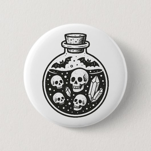 Halloween-Pop Button (Vorderseite)