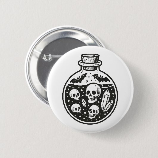 Halloween-Pop Button (Vorne & Hinten)
