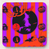 Halloween Pop Electric Colors Untersetzer (Vorderseite)
