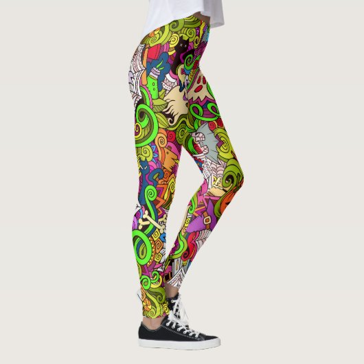 Halloween Pop Fashion Leggings (Rechts)