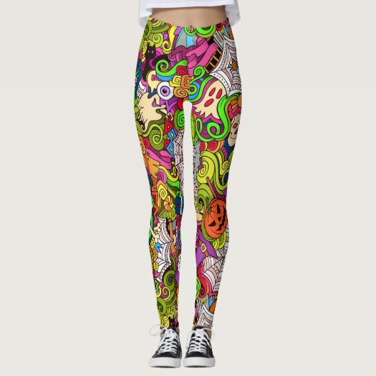 Halloween Pop Fashion Leggings (Vorderseite)