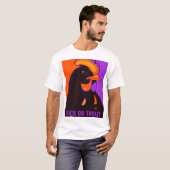 Halloween Pop Kick oder Leckerei Art Hühnerhemd T-Shirt (Vorne ganz)