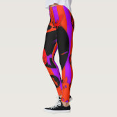 Halloween-Pop, Leggings für Lila Hexe (Links)