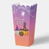 Halloween-Popcorn-Box 'Party in the Patch' Geschenkschachtel (Rückseite)