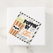 Halloween Popcorn-Geschenketiketten Geschenkanhänger (Beispiel)