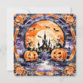 Halloween Popular Pumpkin Autumn Collection Einladung (Vorderseite)