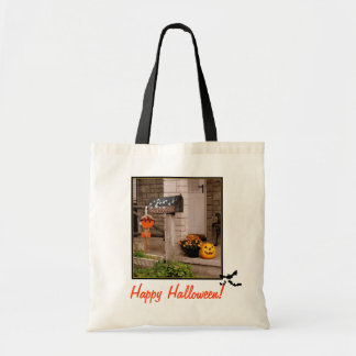 'Halloween Porch' Leinwand Tasche