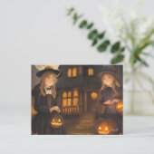 Halloween Post Card - Gitter von Ailly Howard Postkarte (Stehend Vorderseite)