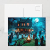 Halloween Post Card, Papier: Matte, Postkarte (Vorne/Hinten)