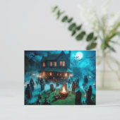 Halloween Post Card, Papier: Matte, Postkarte (Stehend Vorderseite)