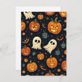 Halloween Post Einladung (Vorne/Hinten)