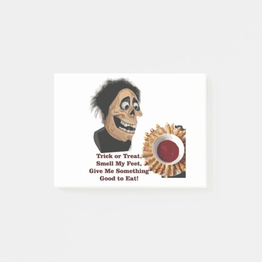 Halloween Post-it Klebezettel (Vorderseite)