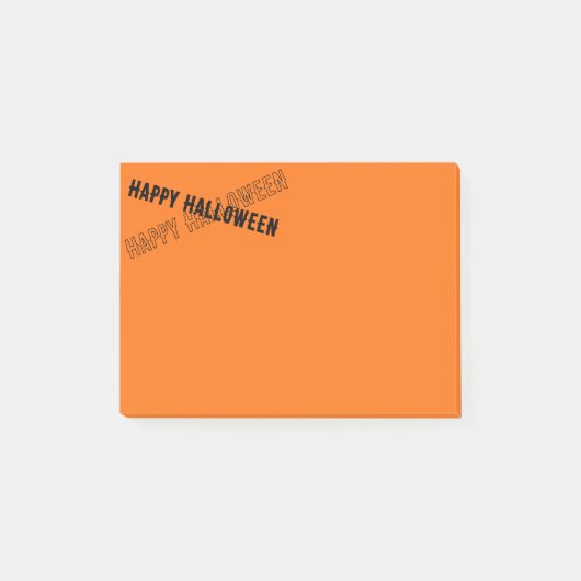 Halloween Post-it Klebezettel (Vorderseite)