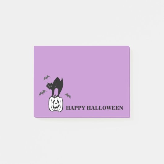 Halloween Post-it Klebezettel (Vorderseite)