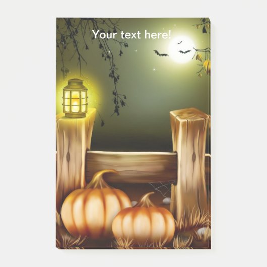 Halloween Post-it Klebezettel (Vorderseite)