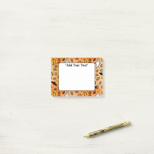 Halloween Post-it Klebezettel (Auf Schreibtisch)