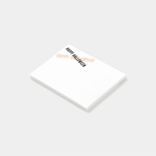 Halloween Post-it Klebezettel (angewinkelt)