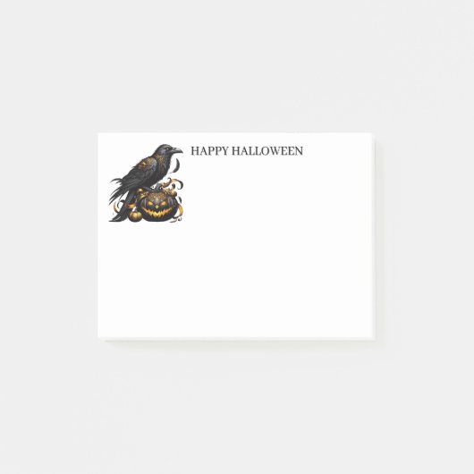 Halloween-Post-it-Notes Post-it Klebezettel (Vorderseite)