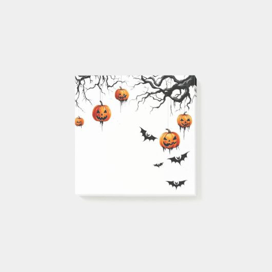 Halloween Post-it-Notizen Post-it Klebezettel (Vorderseite)