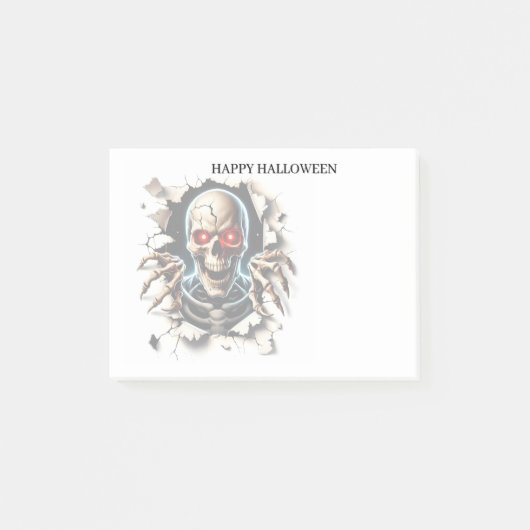 Halloween Post-it-Notizen Post-it Klebezettel (Vorderseite)