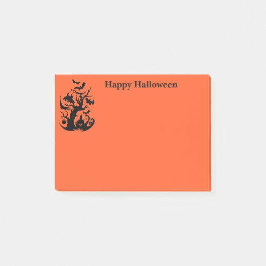 Halloween-Post-Notizen Post-it Klebezettel (Vorderseite)