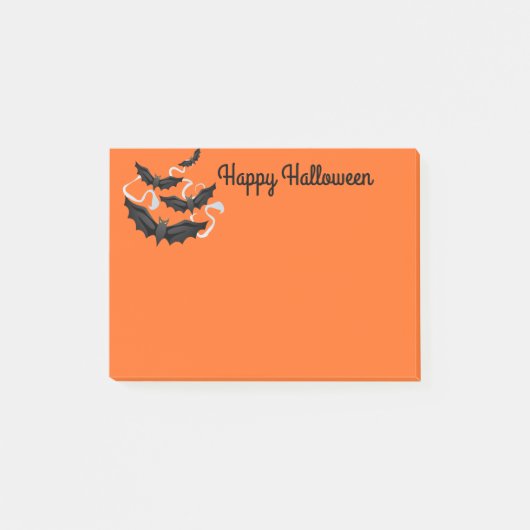 Halloween-Post-Notizen Post-it Klebezettel (Vorderseite)