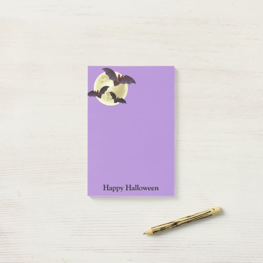 Halloween-Post Post-it Klebezettel (Auf Schreibtisch)