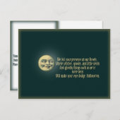 Halloween Postcard Einladung (Vorne/Hinten)