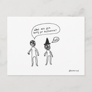 halloween postcard postkarte