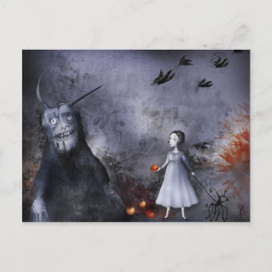 Halloween postcard postkarte