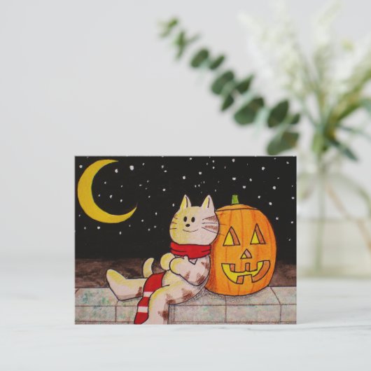 Halloween Postcard "Twinkle Twinkle" Postkarte (Stehend Vorderseite)