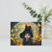 Halloween postcards for friends postkarte (Stehend Vorderseite)