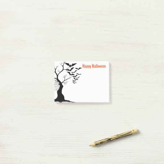 Halloween-Posten-Anmerkungen Post-it Klebezettel (Auf Schreibtisch)