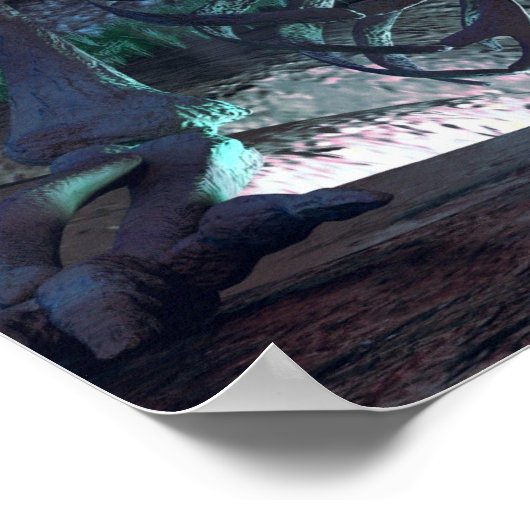 Halloween Poster Beängstigend Skeleton Poster (Ecke)