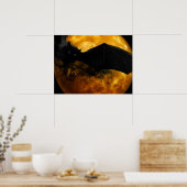 Halloween-Poster-Beängstigendes Bat Poster (Küche)