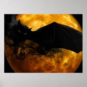 Halloween-Poster-Beängstigendes Bat Poster