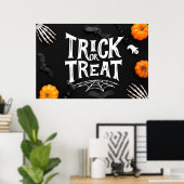Halloween-Poster für Trick oder Treat Poster (Heimbüro)
