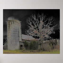 Halloween Poster Haunting Farm Series Print 1A