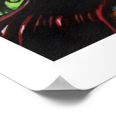 Halloween Poster Hexenkatze von Molly Harrison (Ecke)