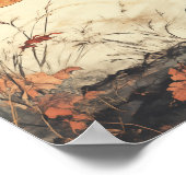 Halloween Poster im koreanischen Malstil (Ecke)