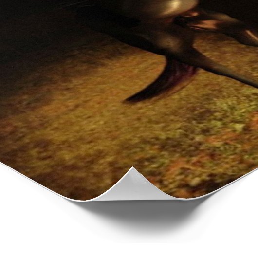 Halloween-Poster ohne Kopf Poster (Ecke)