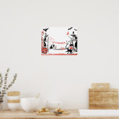 Halloween-Poster Poster (Küche)