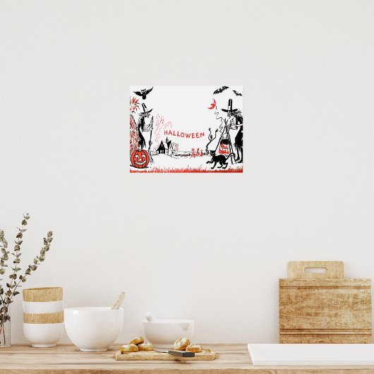 Halloween-Poster Poster (Küche)