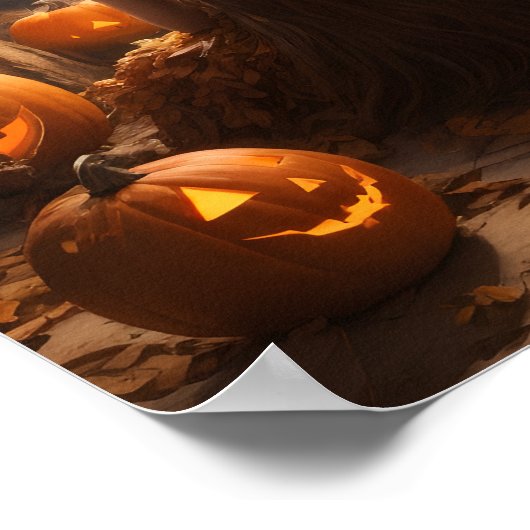 Halloween-Poster Poster (Ecke)