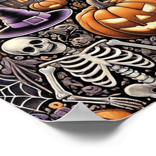 Halloween-Poster Poster (Ecke)