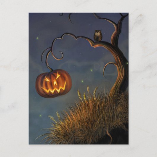 Halloween Postkarte (Vorderseite)