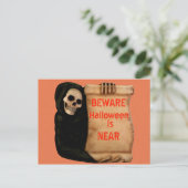 Halloween Postkarte (Stehend Vorderseite)