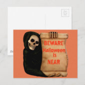 Halloween Postkarte (Vorne/Hinten)