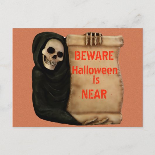 Halloween Postkarte (Vorderseite)